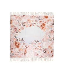 Dámský šátek s květinovým vzorem 100x100