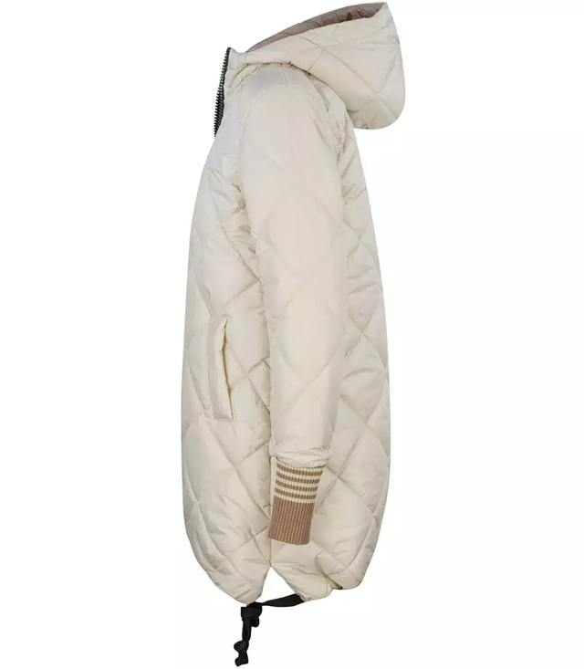 Teplá tlustá prošívaná bunda s kapucí zimní