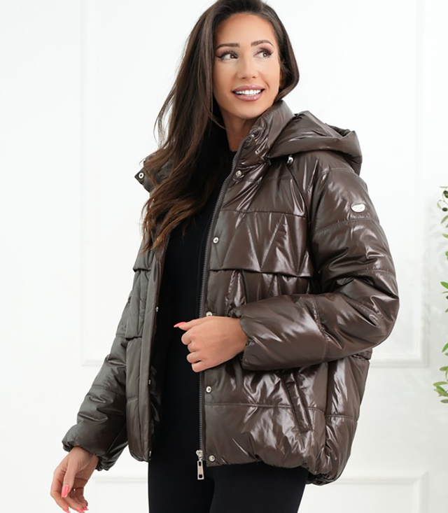 Dámská zateplená bunda bomber s prošíváním JAGNA