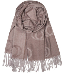 Šál Oboustranný tkaný teplý dlouhý šátek