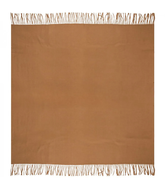 Jednobarevná šála s třásněmi GRACE