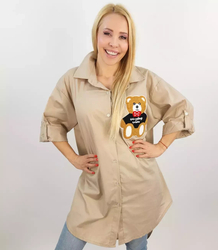 Dlouhá tunika s medvídkem