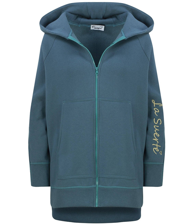 Teplá silná BLUZA s rozparkem