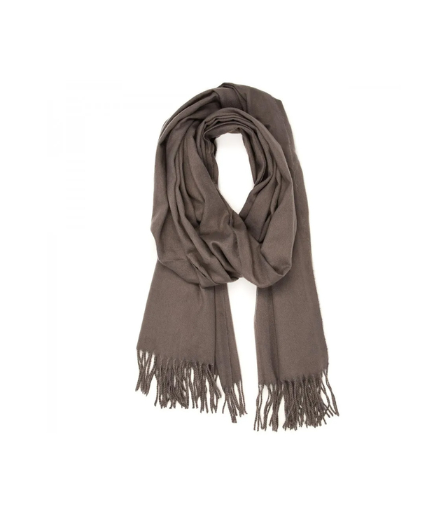 Měkká velká šála s třásněmi klasická