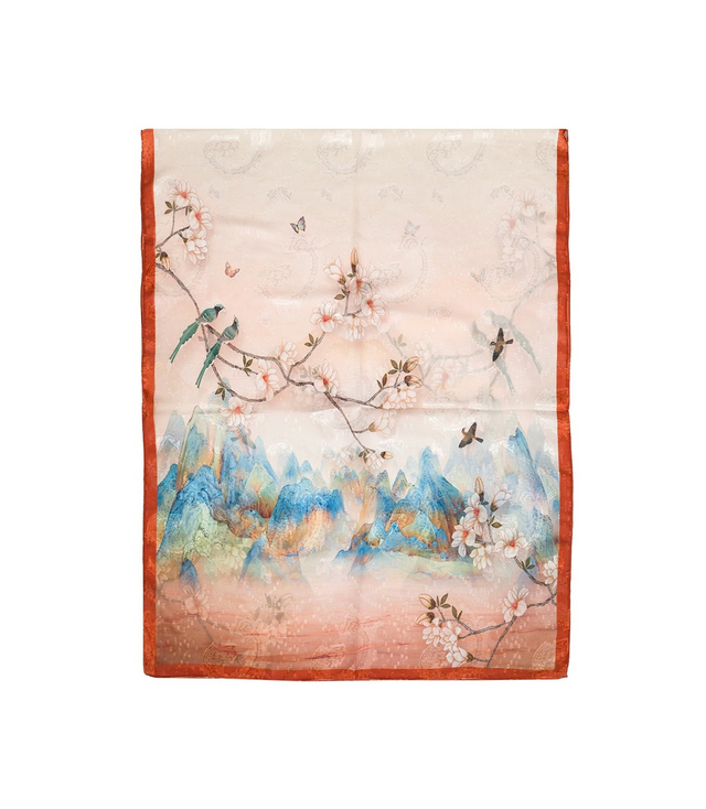 Dámský vzorovaný šátek 70x180