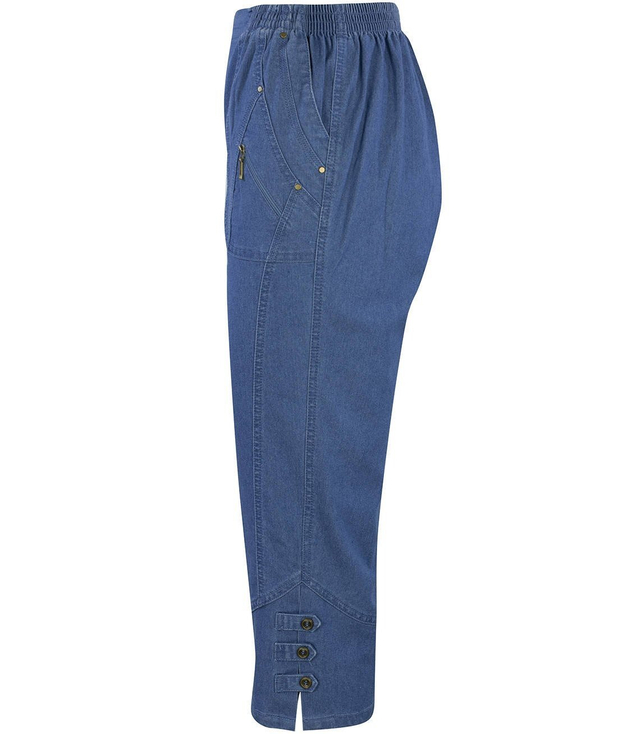 FISHER Tenké kalhoty JEANS nad kolena