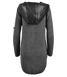 Módní asymetrický svetr a;la kabát