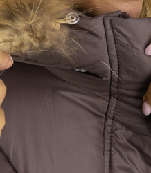 WINTER QUEEN teplá zimní bunda delší bomber bunda