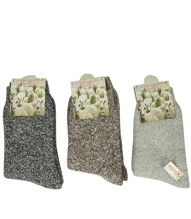 Univerzální teplé ponožky z vlny Santa Claus