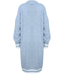 Teplý měkký svetr LONG s pruhy