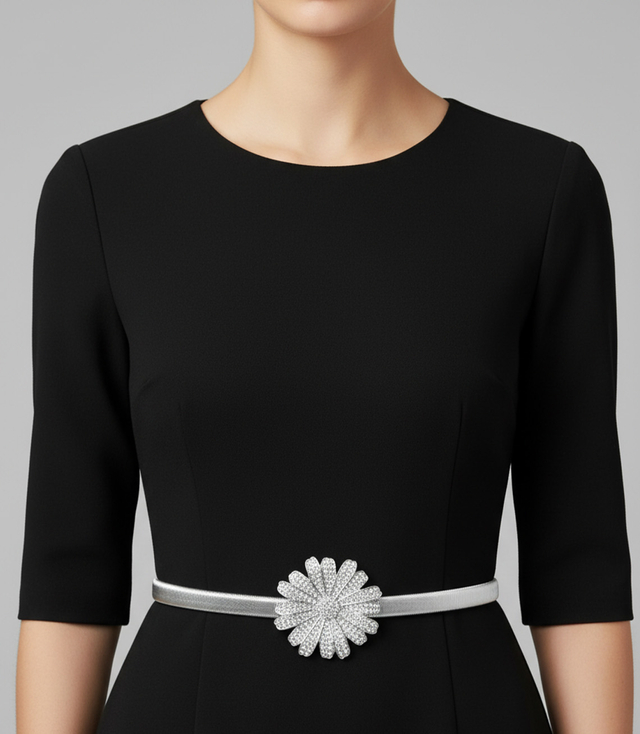 Dámský ozdobný pásek pro květinové šaty