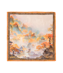 Elegantní dámská šála s šíleným vzorem 70x70