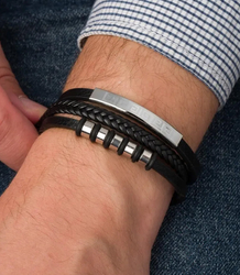 Pánské náramky ideální pro dárek pletené