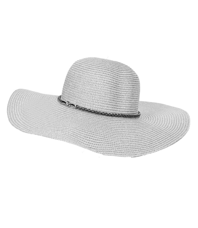 Krásný kovový klobouk s velkým okrajem stylový