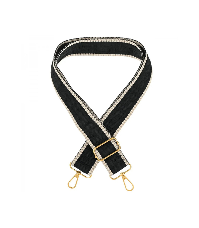 Módní pletený široký popruh kabelky nastavitelný