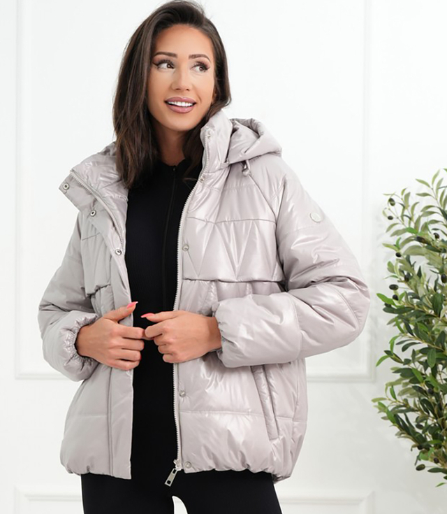 Dámská zateplená bunda bomber s prošíváním JAGNA