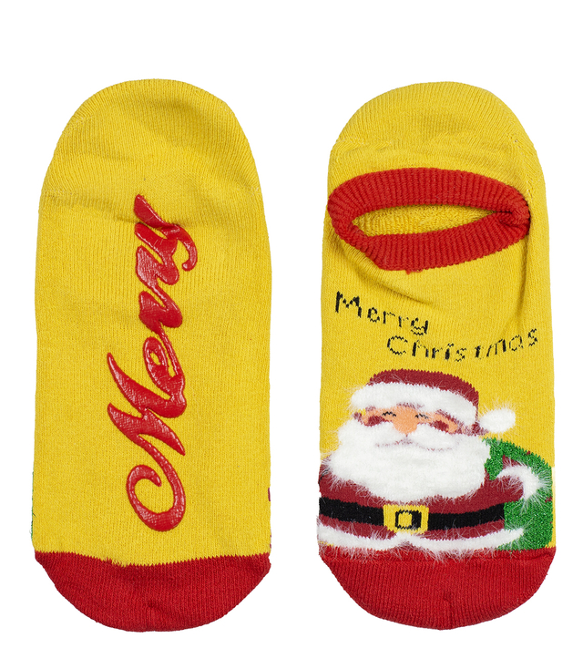 Vánoční dámské ponožky - vánoční motiv, měkké, zimní