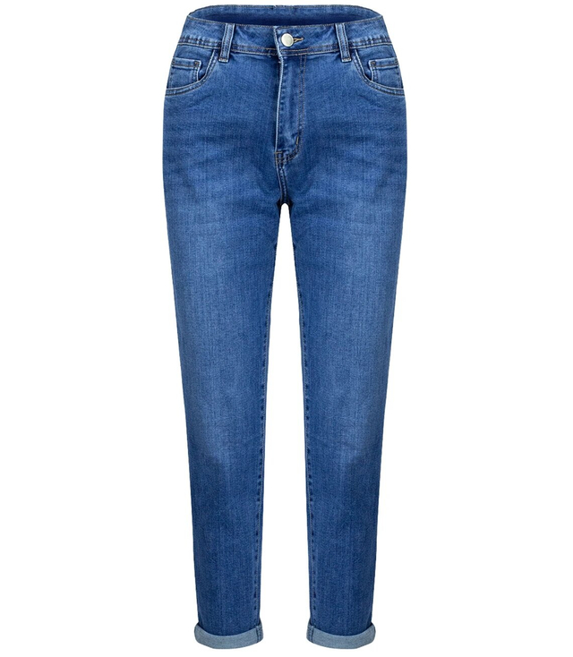 Džínové džíny mom fit modré ELIZA