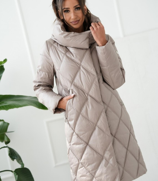 Teplý dámský zimní kabát Quilted Insulated MELANIA