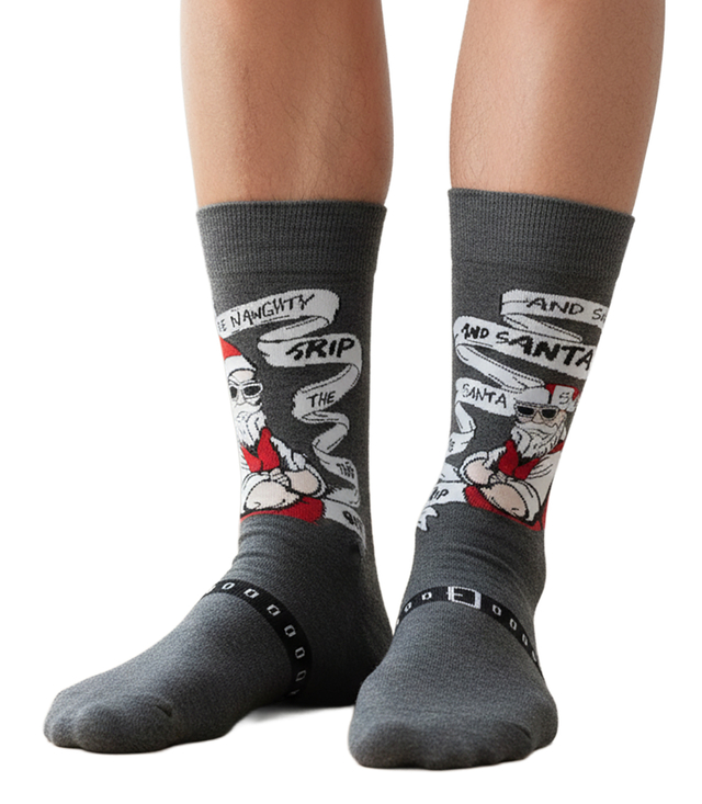 Pánské vánoční ponožky - zimní, teplé, vánoční vzory