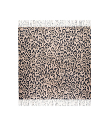 Dámská šála s módním vzorem pantera 100x100