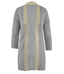 STYLOVÝ ELEGANTNÍ SVETR ZLATÁ NIT