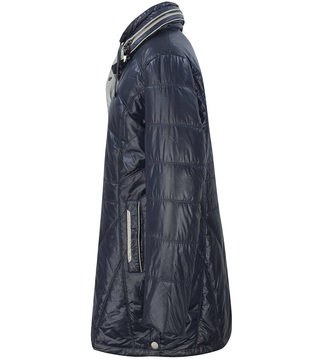 Prošívaný kabát COAT Dlouhá přechodová bunda