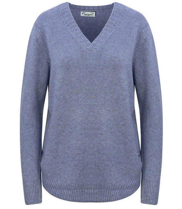 Klasický hladký teplý svetr SEREK