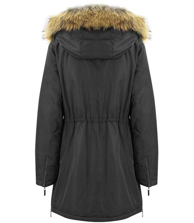 Teplý zimní kabát FUTRO CURTAIN