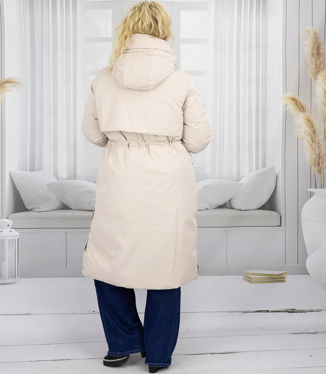 Dámský dlouhý oboustranný kabát MONIKA