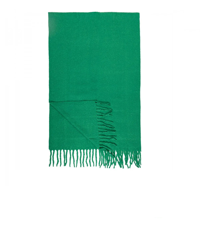 Elegantní šátek s třásněmi v jedné barvě