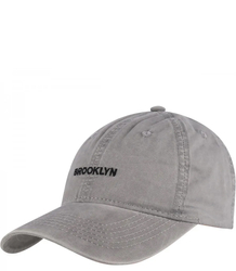 Unisex nastavitelná bavlněná baseballová čepice s výšivkou BROOKLYN