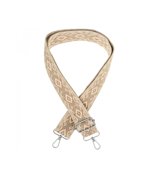 Módní pletený široký popruh kabelky nastavitelný