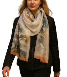 Dámský vzorovaný šátek 70x180