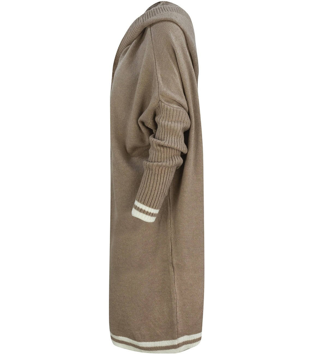 Teplý měkký svetr s kapucí