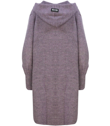 Dlouhý tlustý svetr CARDIGAN bufetový rukáv