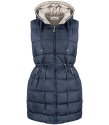 Dámská vesta bez rukávů plus size SUZAN