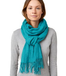 Měkká velká šála s třásněmi klasická