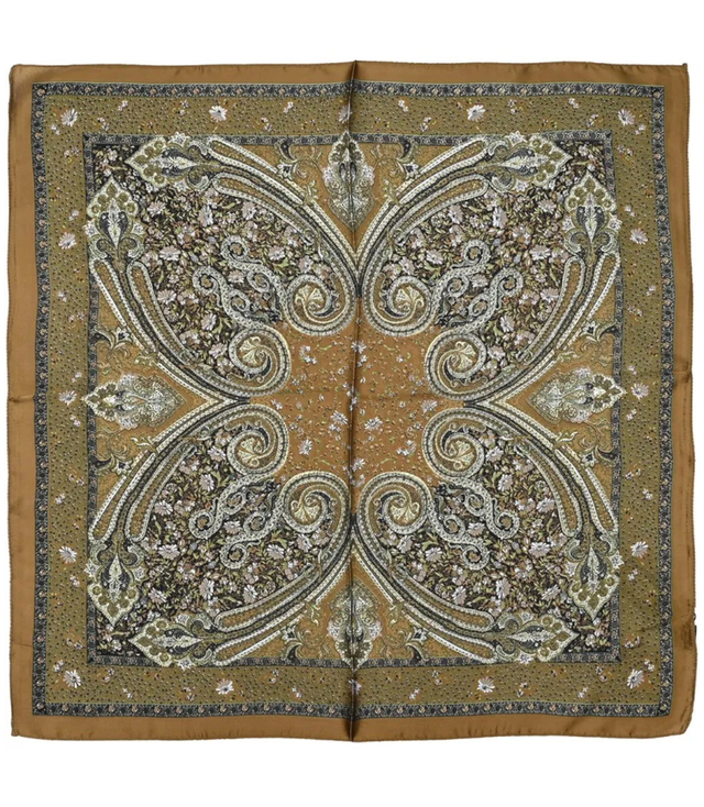 Stylová elegantní šála Mix krásných vzorů 70x70 cm