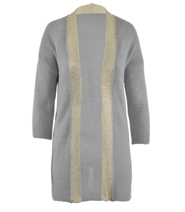 STYLOVÝ ELEGANTNÍ SVETR ZLATÁ NIT