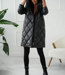 Teplý dámský zimní kabát Quilted Insulated MELANIA