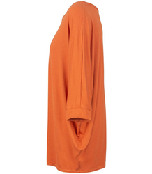 Klasická pohodlná hladká halenka oversize