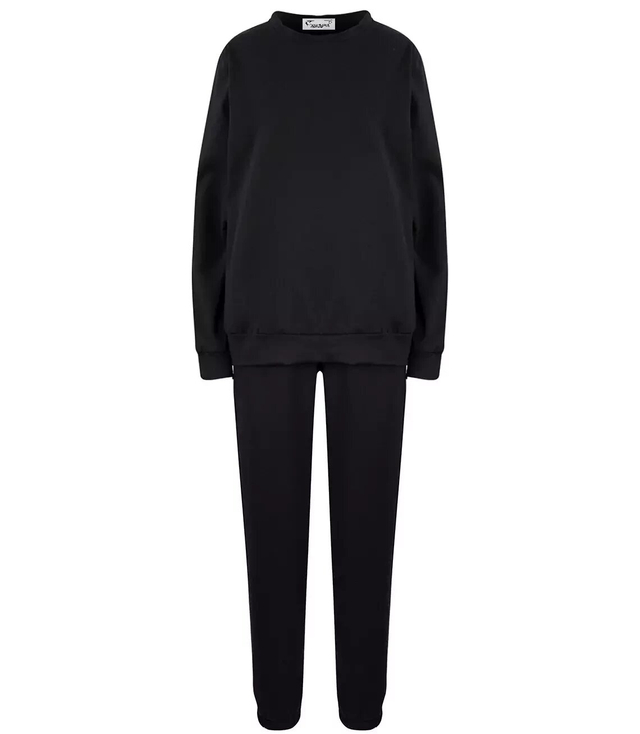 Tepláková souprava kalhot a mikiny v jedné barvě BASIC