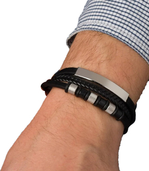 Pánské náramky ideální pro dárek pletené