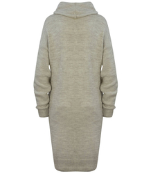 Pletené svetrové šaty s rolákem BASIC MIDI