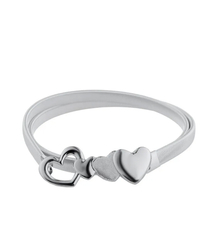 Dámský ozdobný pásek na šaty se srdíčky