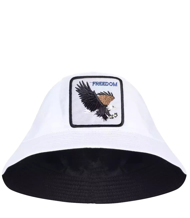 Oboustranný turistický klobouk BUCKET s výšivkou zvířete