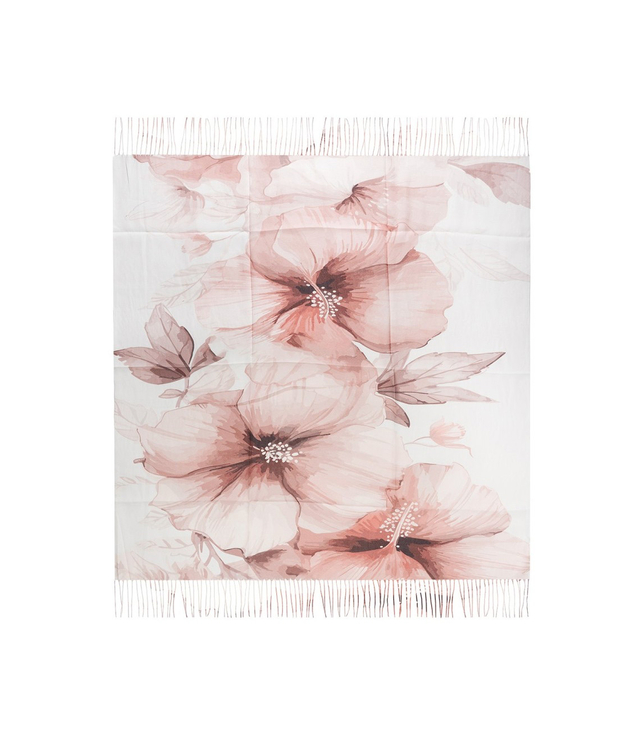 Dámský šátek s květinovým vzorem 100x100