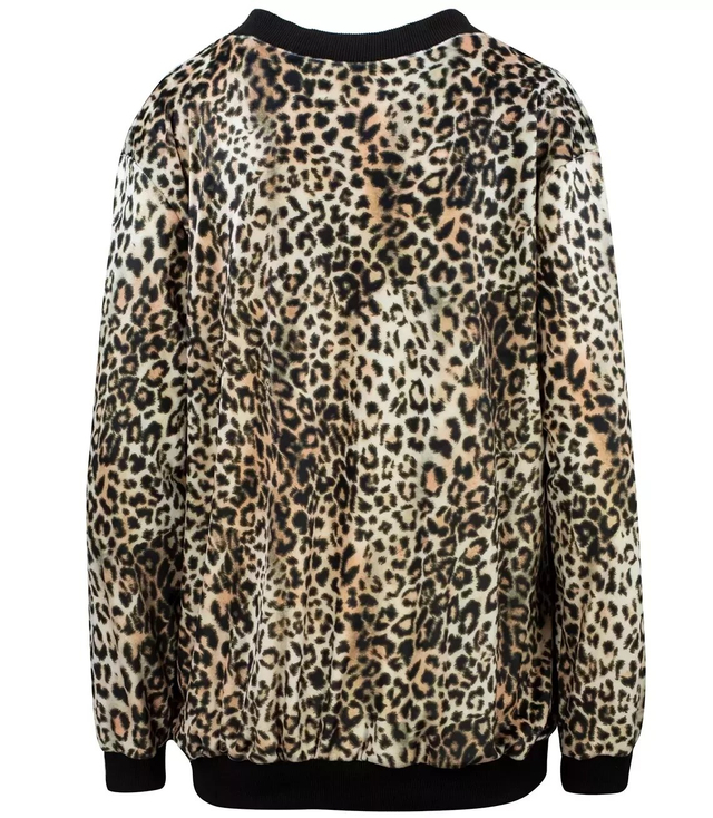 Teplá bunda bomber mikina semišová POP ART