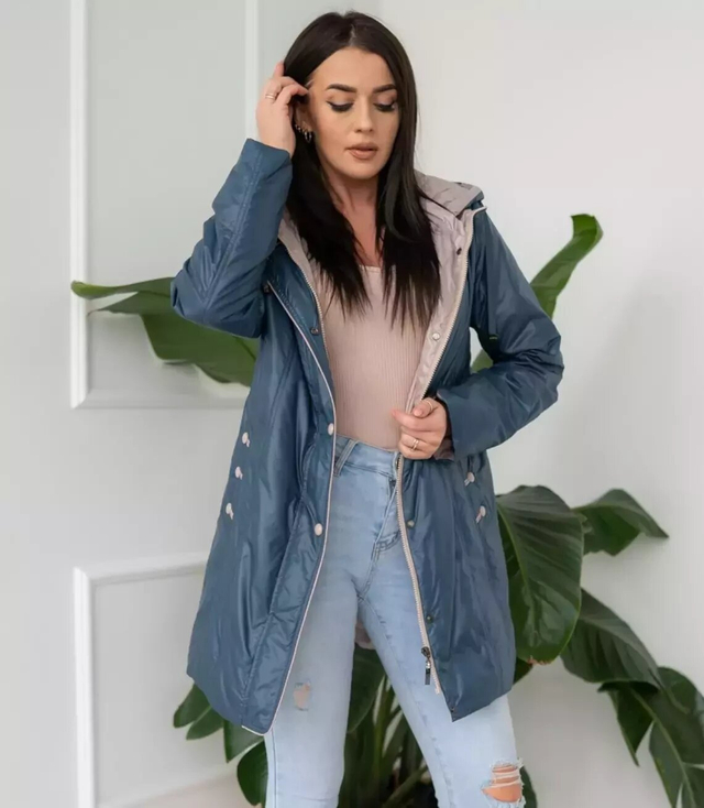 Dámská přechodná elegantní stylová bunda ULA